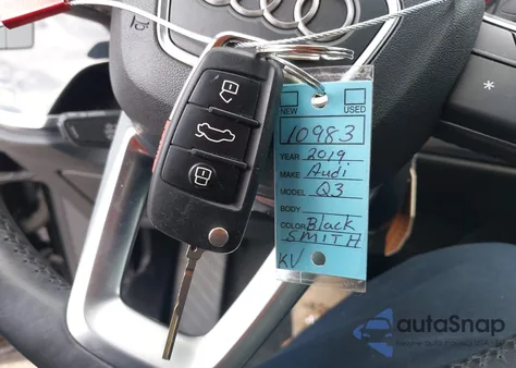 2019 Audi Q3 2.0T S Line Premium from USA, damaged, VIN WA1DECF32K1086845